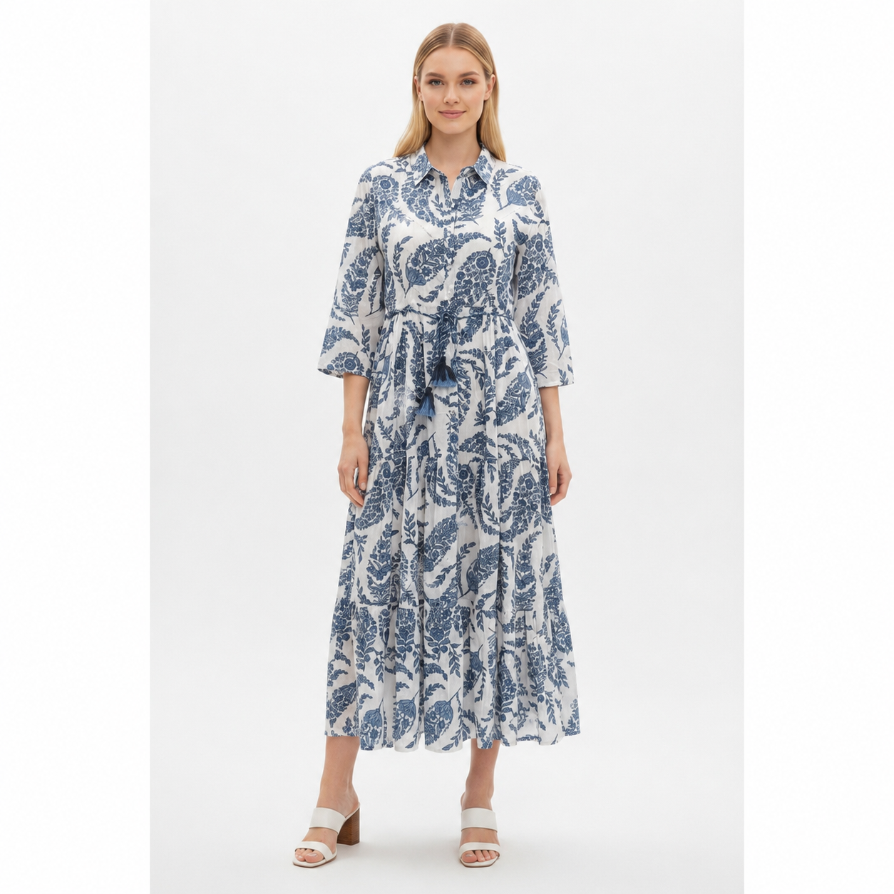 Boho women handprint maxi dress, boho maxi dress, handprint maxi, women dress maxi, cotton maxi dress, women cotton dress, birthday gifts