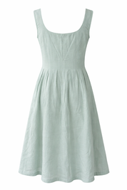 Light green sleeveless dress