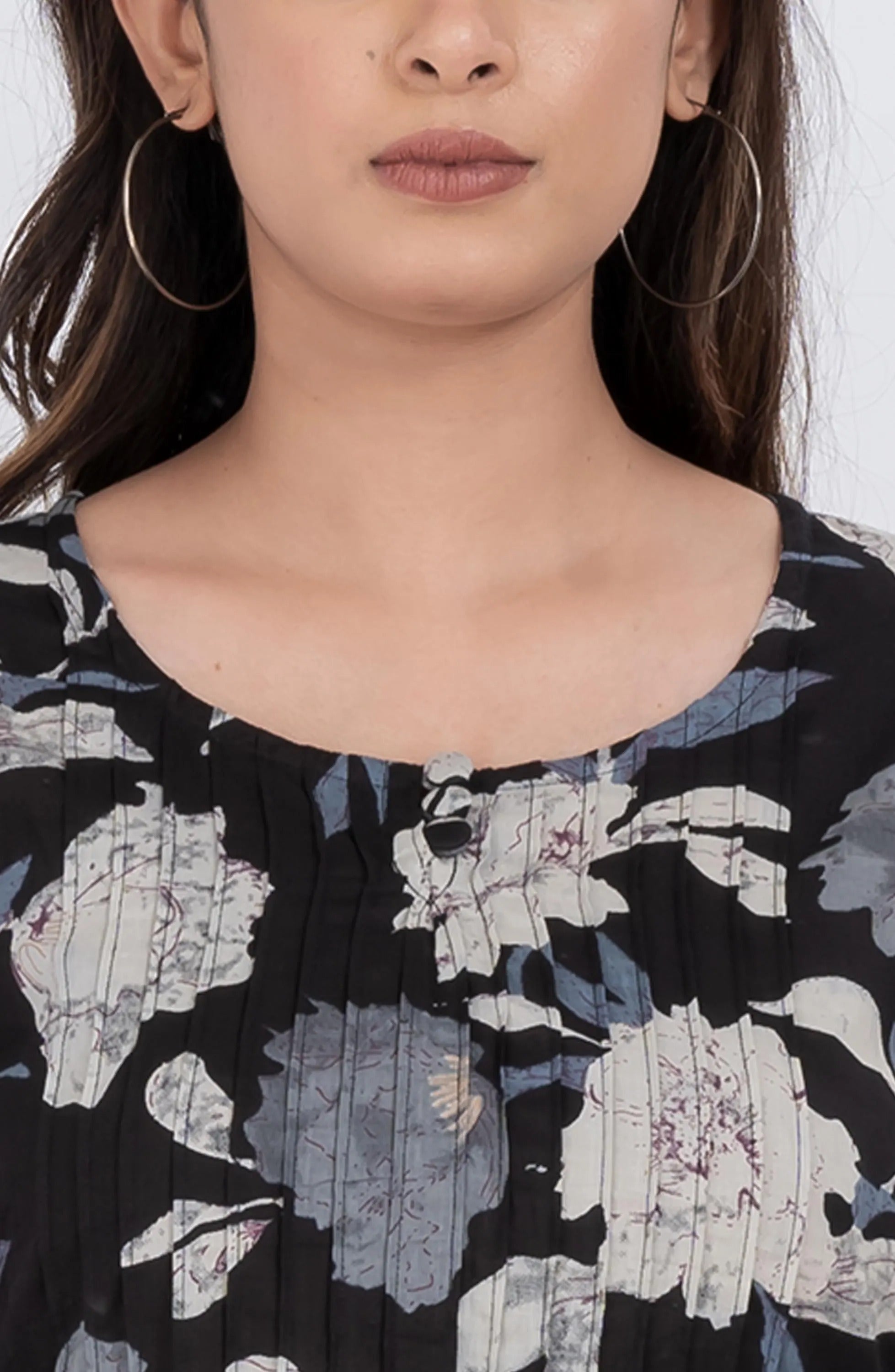 Floral Cotton Casual Top for Women