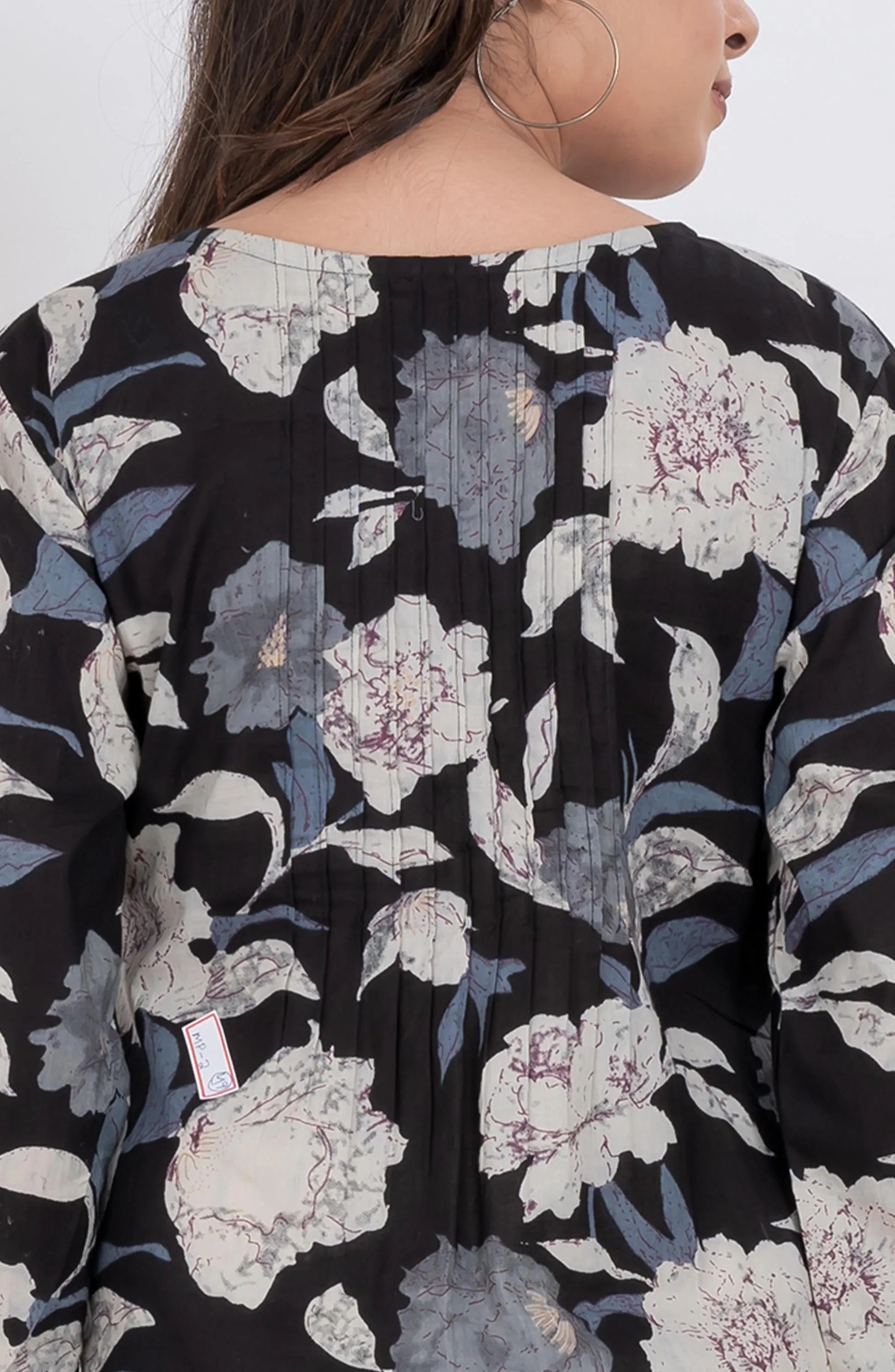 Floral Cotton Casual Top for Women
