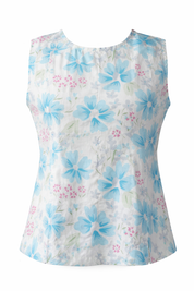 Nature Inspired Printed Button Down Cotton Tops