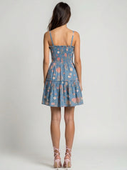 cotton lennin mini dress girls 