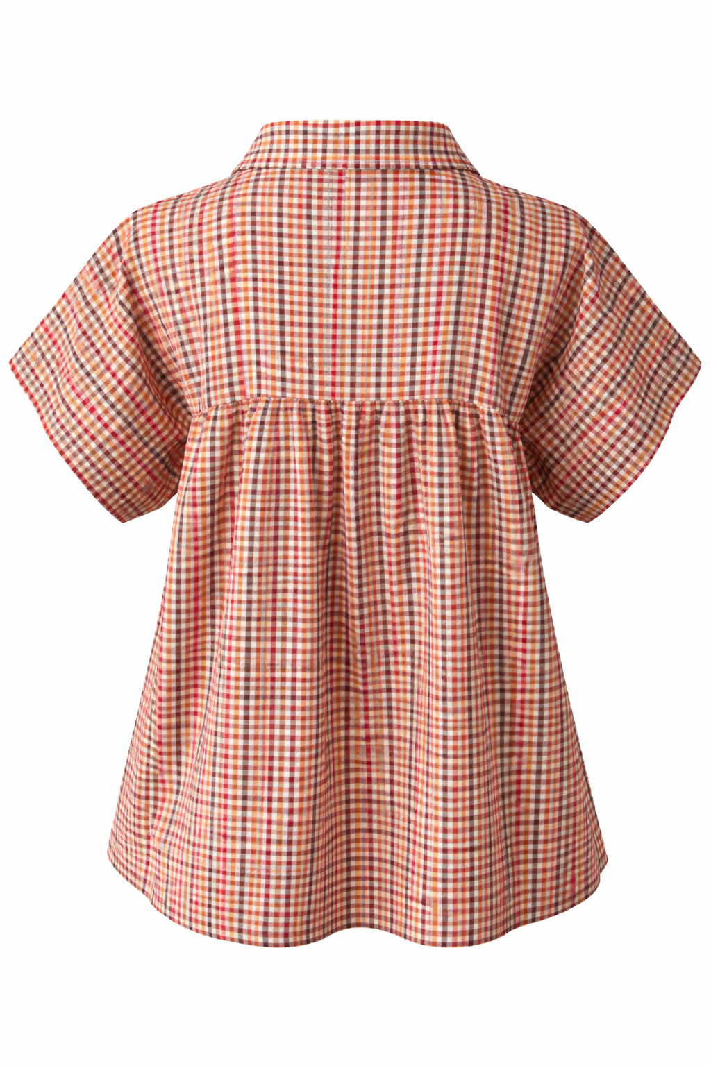 Structured pattern cotton shirt dress for women