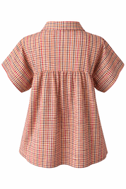 Structured pattern cotton shirt dress for women